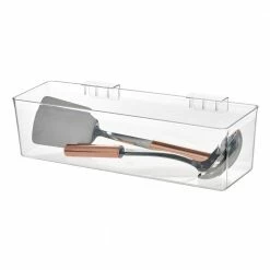iDesign + The Spruce Drawer Organizers 16-in x 4.95-in Plastic Silverware Insert Drawer Organizer