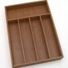 Lipper International Drawer Organizers 14-in x 10.37-in Bamboo Silverware Insert Drawer Organizer -Rubbermaid Fashion Sell 16086797