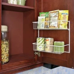 Style Selections Pantry Organizers 12.5-in W x 10.5-in H 2-Tier Door/Wall Mount Metal Cabinet Door Mounting Kit -Rubbermaid Fashion Sell 16186032 scaled