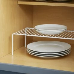 Style Selections Pantry Organizers 16.25-in W x 5.5-in H 1-Tier Freestanding Metal Plate Rack -Rubbermaid Fashion Sell 16186035 scaled