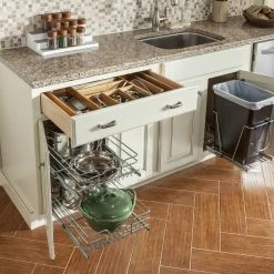 Style Selections Drawer Organizers 18.125-in x 13.125-in Wood Silverware Insert Drawer Organizer -Rubbermaid Fashion Sell 16186039 scaled