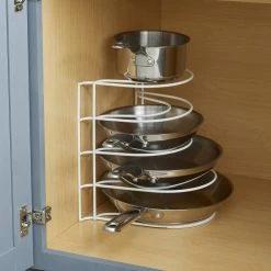 Style Selections Pantry Organizers 10.16-in W x 11.22-in H 4-Tier Freestanding Metal Plate Rack -Rubbermaid Fashion Sell 16272377 scaled