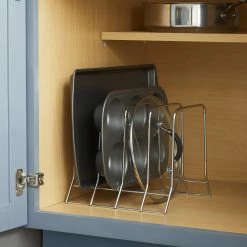 Style Selections Pantry Organizers 9.84-in W x 9.06-in H 1-Tier Freestanding Metal Cabinet Organizer -Rubbermaid Fashion Sell 16272378 scaled