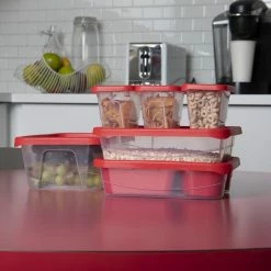 Mind Reader Pantry Organizers 8-Piece Multisize Plastic Food Storage Container -Rubbermaid Fashion Sell 16710817