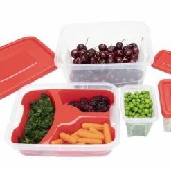 Mind Reader Pantry Organizers 10 or More Piece Multisize Plastic Food Storage Container -Rubbermaid Fashion Sell 16710821