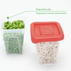 Mind Reader Pantry Organizers 10 or More Piece Multisize Plastic Food Storage Container -Rubbermaid Fashion Sell 16710823