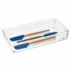 iDesign + The Spruce Drawer Organizers 12-in x 6-in Plastic Silverware Insert Drawer Organizer -Rubbermaid Fashion Sell 16994343
