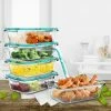 Hastings Home Pantry Organizers 5-Piece Multisize Tempered Glass Food Storage Container -Rubbermaid Fashion Sell 41363427