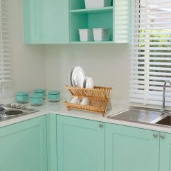 Hastings Home Countertop Organizers 12.5-in W x 16.5-in L x 13-in H Wood Dish Rack -Rubbermaid Fashion Sell 41458109