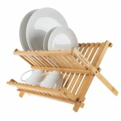 Hastings Home Countertop Organizers 12.5-in W x 16.5-in L x 13-in H Wood Dish Rack -Rubbermaid Fashion Sell 41458147