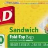 Glad Pantry Organizers 10 or More Piece Sandwich Plastic Food Bag -Rubbermaid Fashion Sell 42610505