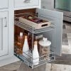 ClosetMaid Pantry Organizers 12.09-in W x 18-in H 2-Tier Pull Out Metal Soft Close Pull-out Organizer -Rubbermaid Fashion Sell 44446975
