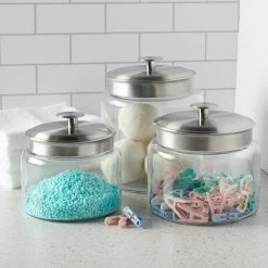 Anchor Hocking Pantry Organizers 2-quart Glass Kitchen Canister -Rubbermaid Fashion Sell 44485190