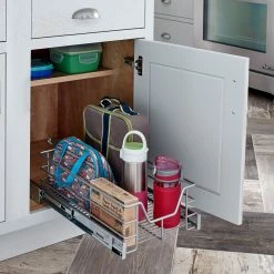 ClosetMaid Pantry Organizers 15.55-in W x 6.34-in H 1-Tier Pull Out Metal Soft Close Pull-out Organizer