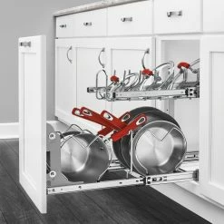 Rev-A-Shelf Cabinet Organizers 4-in W x 6-in H Door/Wall Mount Metal Cabinet Door Mounting Kit -Rubbermaid Fashion Sell 44888979