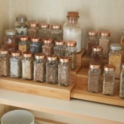 Style Selections Pantry Organizers 23-in W x 4.25-in H 3-Tier Freestanding Wood Shelf -Rubbermaid Fashion Sell 45401741 scaled