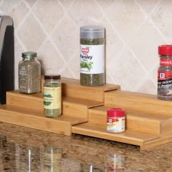 Style Selections Pantry Organizers 23-in W x 4.25-in H 3-Tier Freestanding Wood Shelf -Rubbermaid Fashion Sell 46277348 scaled