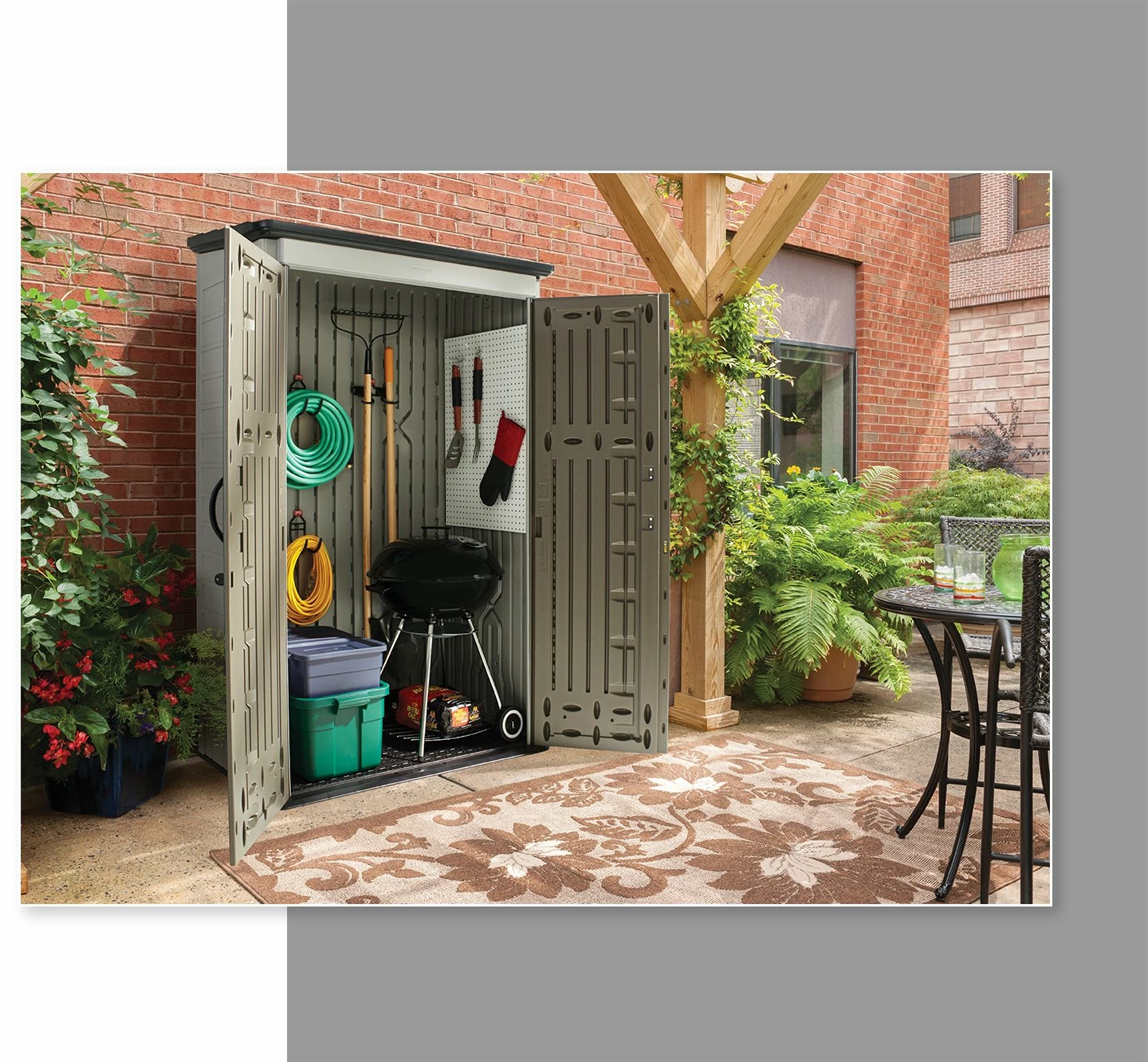 Rubbermaid Fashion Sell -Rubbermaid Fashion Sell rubbermaid od1 hp 50 50 solid outdoor storage desktop